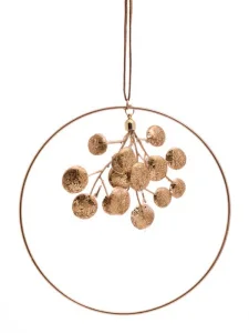 Украшение подвесное Кружочки 18x18x1см арт.88576 *1