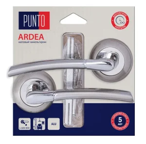 Ручка раздельная Punto LM/A R.TL54.ARDEA/HD SN/CP-3 матовый никель/хром 45525 *1