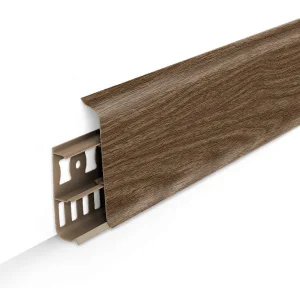 Плинтус напольный 293 Орех темный 80х2200мм Лексида