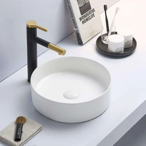 Раковина накладная COMFORTY 9111 MW белая матовая  1