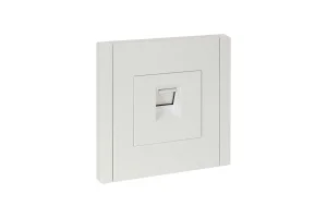 Розетка компьютерная RJ45 кат.5E "Forte&Plano" FP232 белый IEK FP-K10-1-K01