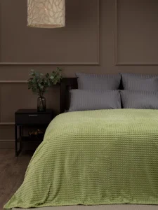 Плед фланель жаккард кубики 150х200см FF FNJq GR3 1520 15-0326