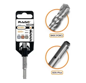 Бур по бетону 18х600мм SDS-plus RAGE by VIRA 561860 *1