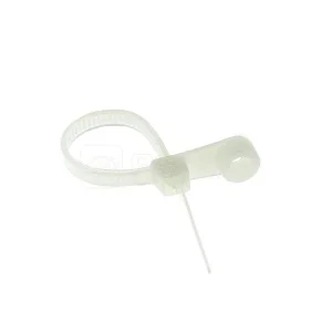 Хомут кабельный 3,6х100мм нейлон белый с отверстием для крепления (упак 100 шт) plc-c-o-3,6x100 EKF