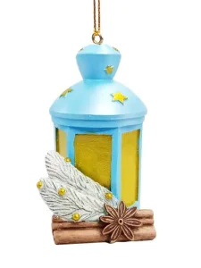 Украшение подвесное Светильник полирезина 4,5x7,3x5,2см арт.89377 *1