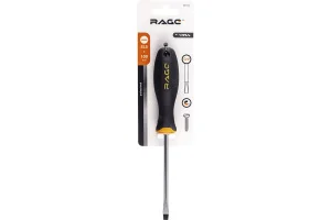 Отвертка шлицевая SL5х100мм двухкомпонентная рукоятка Rage by Vira 391131 *1