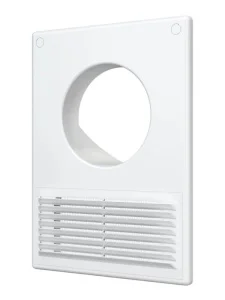 Решетка вентиляционная 185х254мм разъемная фланец D100/60х120 1825РУ10Ф (Era)