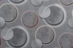 Обои горячего тиснения Артекс 10,05х1,06м Пульсар/декор серый 11285-03 *1/6