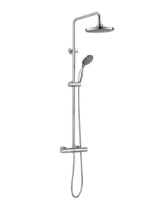 Душевой набор с верх. тропическим душем 1 реж. и руч. душем 3 реж. с термостатом D&K DA2123701B10