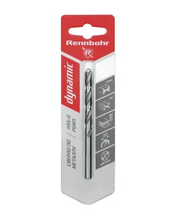 Сверло по металлу ЦХ, 7,0х109мм, HSS-G, P6M5, уп-1шт. Rennbohr Dynamic Card 675070 *1