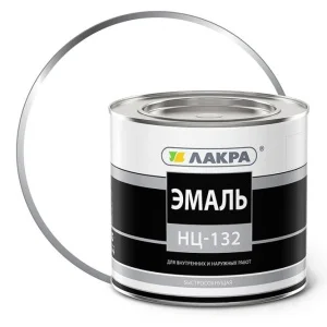 Эмаль НЦ-132 Лакра 0008071 белый 1,7кг
