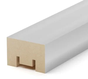 Рейка интерьерная МДФ Stella Милана Белый 20х30х2700мм