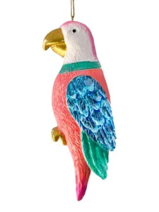 Украшение подвесное Попугай полирезина 3*8*3см арт.87538 *1