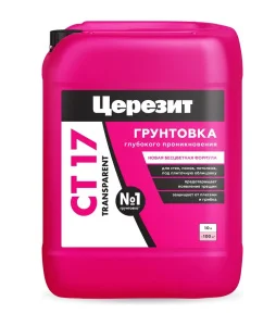 Грунтовка Церезит СТ-17 Transparent 10л