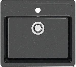 Мойка иск. камень Z9Q4 Джеки черная Granit *1