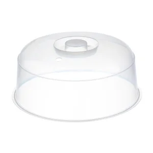 Крышка для разогрева пищевых продуктов в СВЧ-печи D245мм Прозрачный М1415