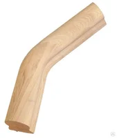 Поворот на поручень 44х65 сосна 135 град