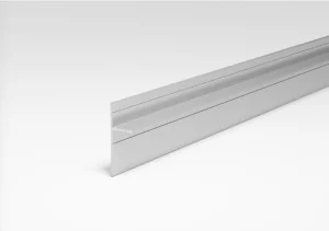 Плинтус алюминиевый теневой Плт 44.2500.01л анод серебро