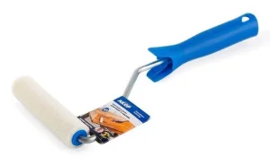 Мини-валик Акор для работ с лаками 110мм велюр, шерсть ворс 4мм 501 30 110