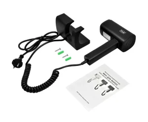 Фен для волос 1601Bl настенный черный матовый 1,6кВт (Puff) *1