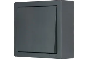 Выключатель 1-кл LETO графит Lezard 752-3400-100