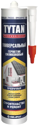 Герметик силиконовый универсальный  Professional бесцветный 280мл 53807 17407 71491 17912 (Tytan)  1