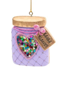 Украшение подвесное Банка полирезина1,5х7х6см арт.89313 *1