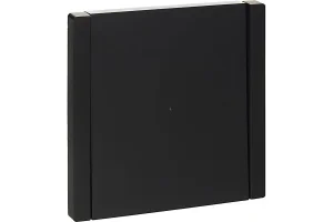 Выключатель проходной 1-кл СП "Forte&Plano" 10А FP104 с индикацией черный IEK FP-V12-1-10-1-K02