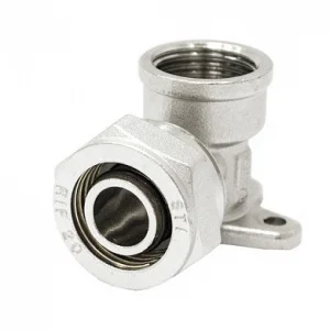 Уголок с креплением 20х1/2" ВР обжим. STI *10/90