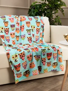 Плед фланель детский 110х140см TF FN 961 TU 1114 Совы