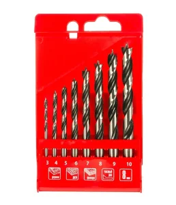 Набор сверл по дереву 3-4-5-6-7-8-9-10мм уп-8шт цилиндр. хвостовик Matrix 70282 *1