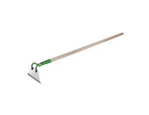 Мотыга 90х50х1290мм трапециевидный профиль, нержавеющая сталь, деревянный черенок высш. сорт 421575 (Росток) *1