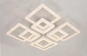 Светильник потолочный MS 1189/8 Игера 118W Белый 10620Lm диммируемый с ПДУ 600х600х145мм