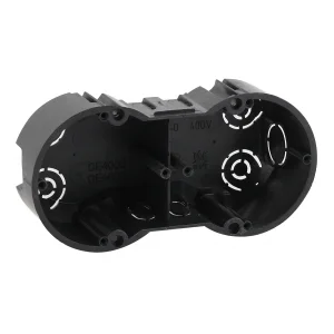 Коробка установочная СП 141х70х45мм КУТ 2-х местная для твердых стен Б0047213 Эра