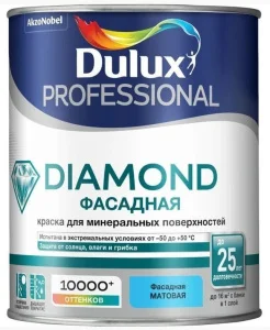 Краска Dulux Фасадная гладкая BW 2,5 л.