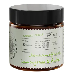 Свеча ароматическая в стекле 88гр Жасмин лемонграсс и амбра ETC0224 Eteria Cosmo *1