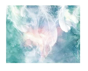 Картина Акварельные перья 40х50см kt45-13146