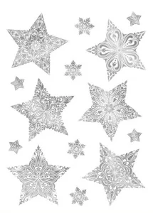 Наклейка Декоретто Волшебные звёзды NO 1007