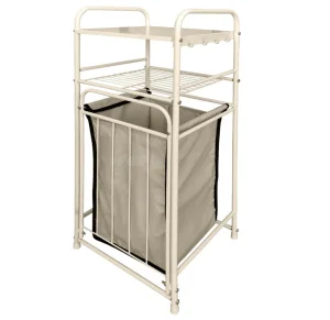 Стеллаж 2-яр с корзиной для белья Practica бежевый Fixsen FX-530A