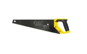 Ножовка по дереву 400 мм прорезиненная рукоятка средний каленый зуб 7 ТPI, 3D заточка Fit IT 40464 *1