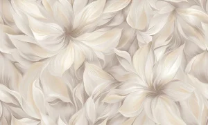 Обои горячего тиснения Artistyle 10,05х1,06м Лилия декор серый 4085-05 *1/6