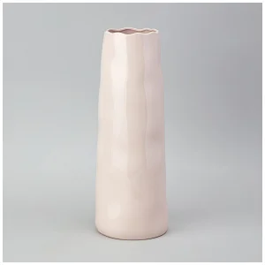 Ваза 13,6х13,9х37,5см цвет: пудровый 374-146 *1