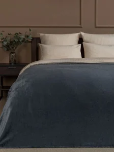 Плед Texrepublic 180х200см фланель темно-серый TF FNP DKGY1 1820 59968 *1