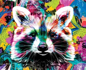 Картина на холсте "Арт-енот" 40х50см kt45-13243 *1