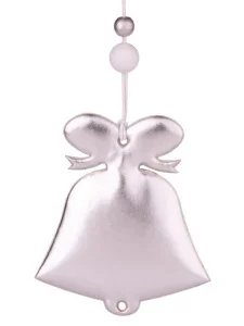 Украшение подвесное Серебристый колокольчик 8,5x1,5x10см арт.86355 *1