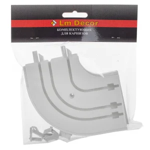 Закругления(повороты) ПВХ 3-х рядные (упак) *1