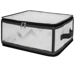 Короб складной на молнии "Зигзаг",  Д300 Ш280 В150, серый