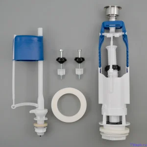 Арматура для бачка унитаза (1 кнопка выпуска, нижняя подводка) А 105.55М.14.3Н/АБ 69.55Л.14.3Н Уклад