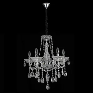 Люстра хрустальная 15561/5CR+CL (ЭкономСвет) *1