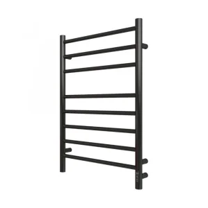 Полотенцесушитель элек. "Laura" 90 Вт GR-132 500x800 П8 black mat R (Grois) *1